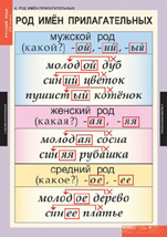 Род имен прилагательных