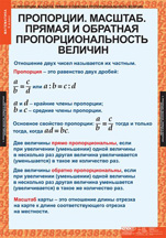 Пропорция. Масштаб. Прямая и обратная пропорциональность величин