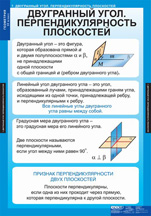 Двугранный угол. Перпендикулярность плоскостей