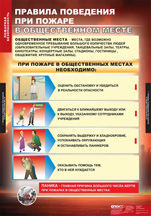 Правила поведения при пожаре в общественном месте