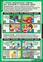 Первая медицинская помощь при тепловом и солнечном ударе
